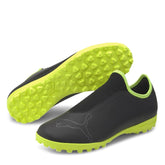 PUMA Mens Finesse Astro Turf Football Boots Black/FluYellow 7 UK